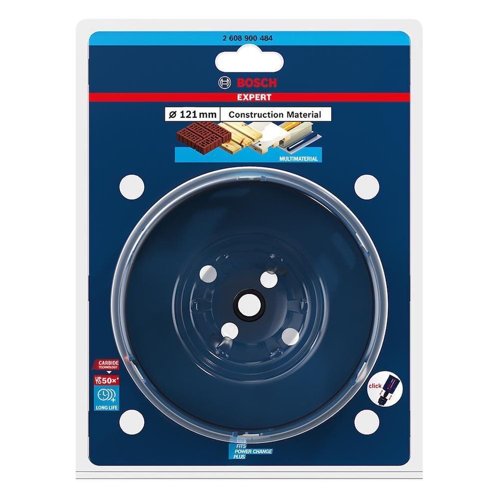 Serra Copo Bosch Expert Construction Material 121 Mm, 4 3/4