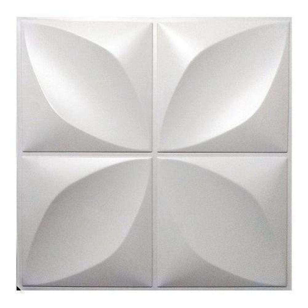 Kit 15 Placas Pvc 3D Revestimento De Parede Petalas 25 Cm
