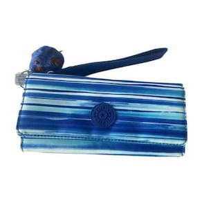 Carteira Kipling Rubi Large Regal Stripes Multi Azul