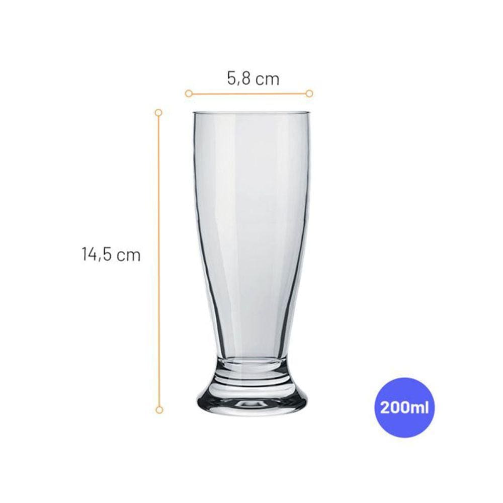 Copos para Cerveja Nadir Munich 200ml