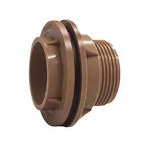 Adaptador Flange 50mm Caixa D` Água / Cisterna Marrom LR PVC