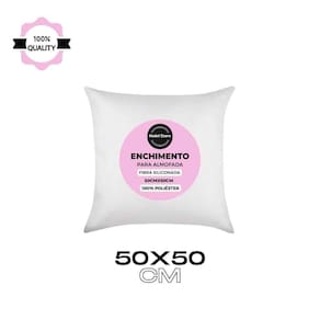 Enchimento Refil Almofada Fibra Siliconada 330g Macio 50x50