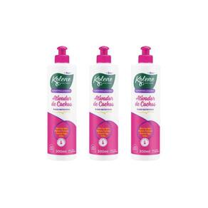 Ativador De Cachos Kolene Oleos Nutritivo 300Ml - Kit 3Un