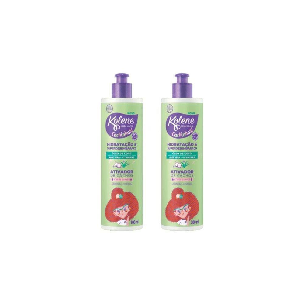 Ativador De Cachos Kolene Cachinhos 300Ml-Kit C/2Un