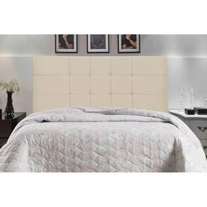 Cabeceira Barcelona 1,58 bege queen decoração super luxo linha quartos sofisticados - Jbe Moveis