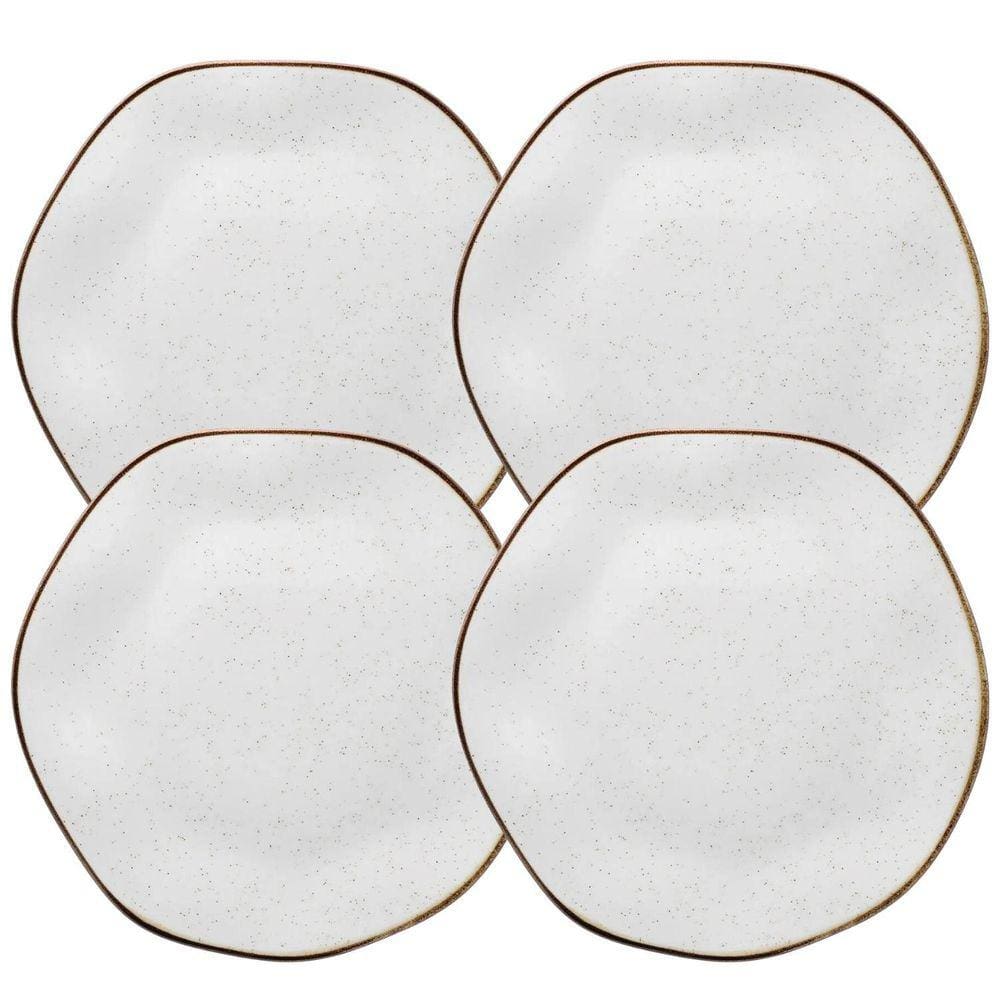 Prato de Sobremesa Ryo Maresia 21,5 cm - Porcelana Azul