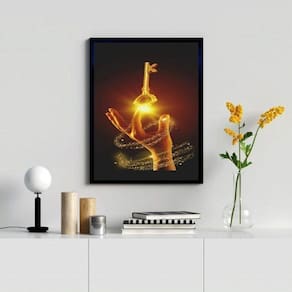 Quadro Decorativo Arquétipo Chave Mágica 45X34Cm