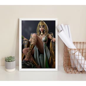 Quadro Decorativo Cleopatra - Arquétipo 24X18Cm