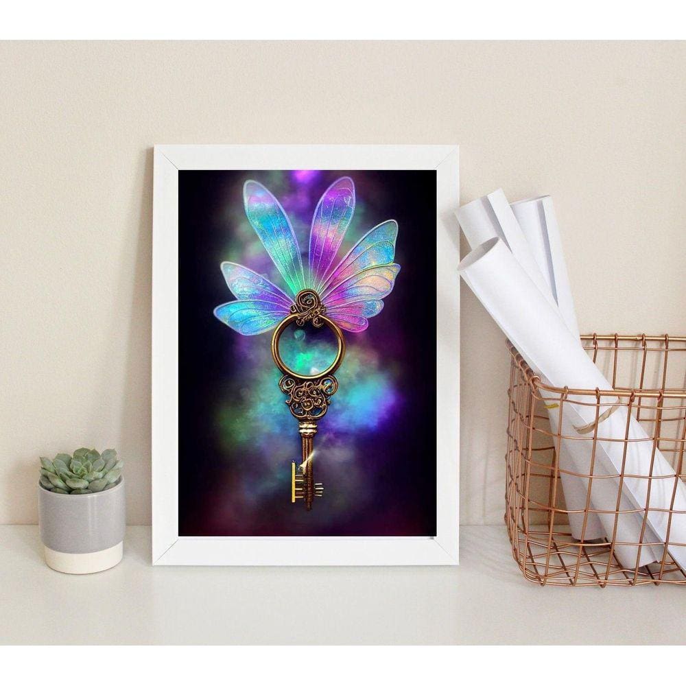 Quadro Decorativo Chave Mágica - Arquétipo 24X18Cm