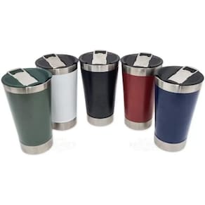 Copo 473Ml Termico Aço Inox Com Tampa E Abridor