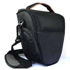Bolsa De Ombro Alça Câmera Fotográfica Dslr Preta Bag Case