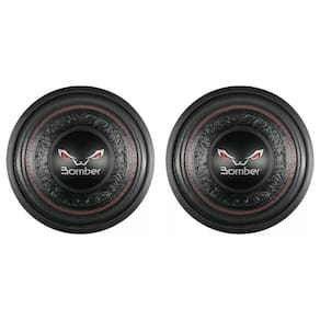 Par Alto Falante Subwoofer Bomber Bicho Papão 12 Pol 600W Rms 4 Ohms