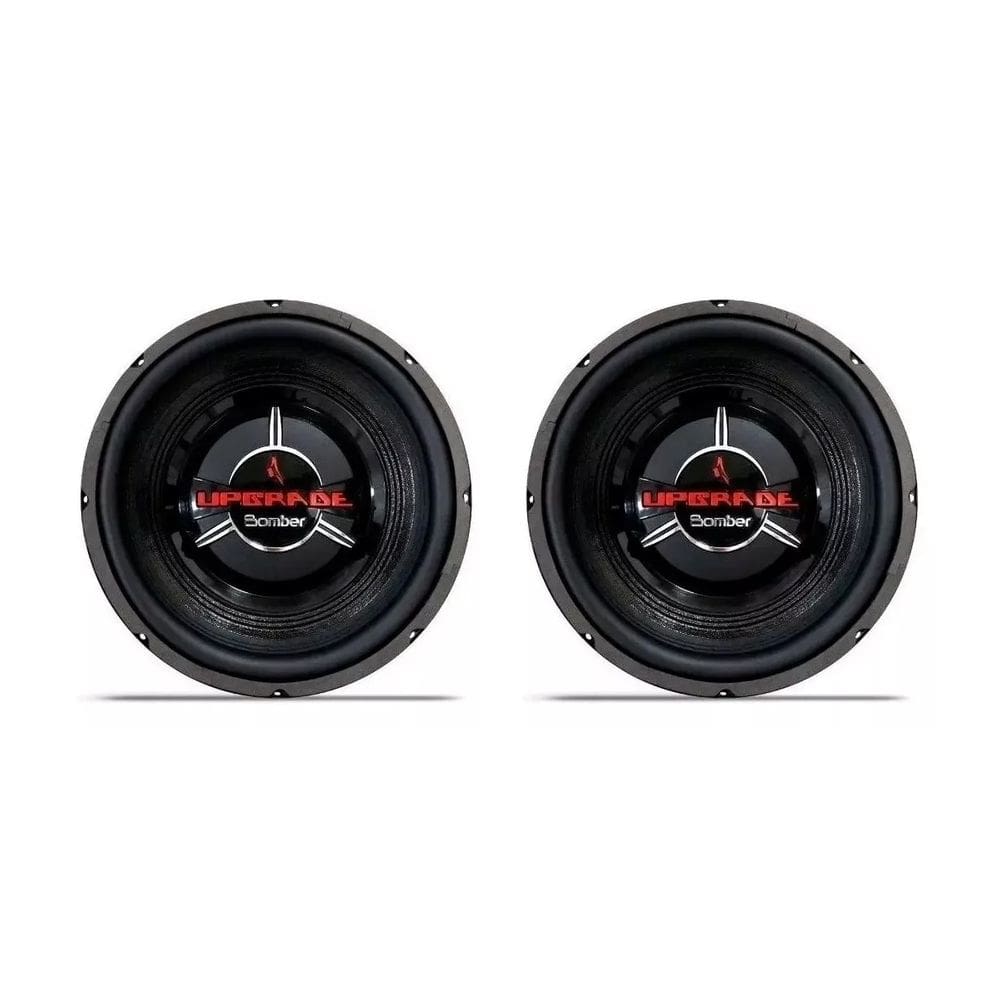 Par Alto Falante Subwoofer 10 Pol Bomber Upgrade 350W Rms 4 Ohms