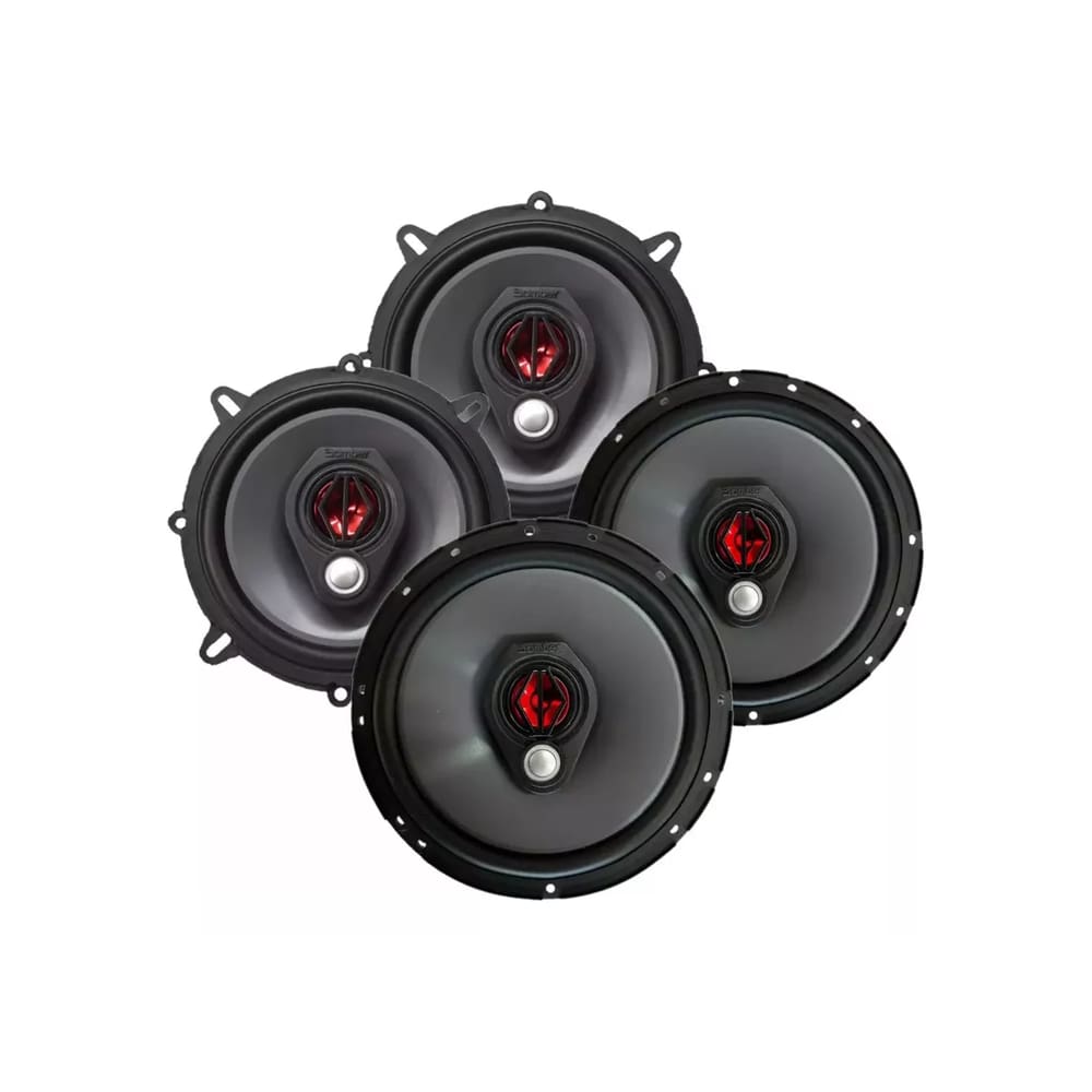 Par Alto-Falante Bomber BBR 6 Pol 100W RMS + Par Alto-Falante 5 Pol 100W RMS