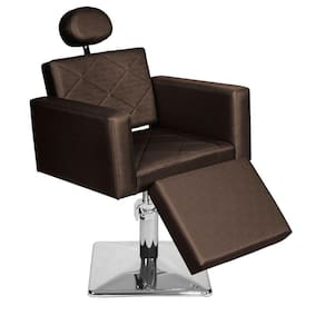 Cadeira Poltrona Cabeleireiro Evidence Reclin Ap Marrom