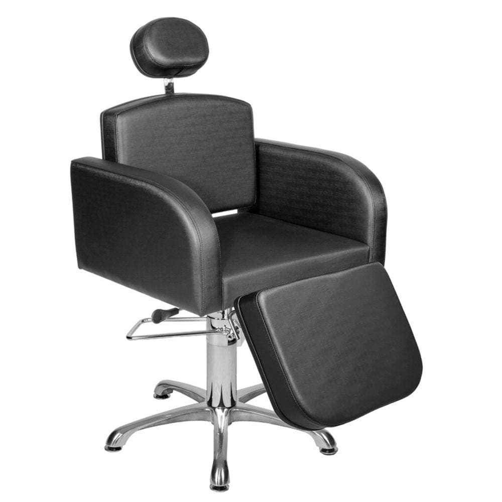 Cadeira Poltrona de Cabeleireiro Destak C/Ap Preto