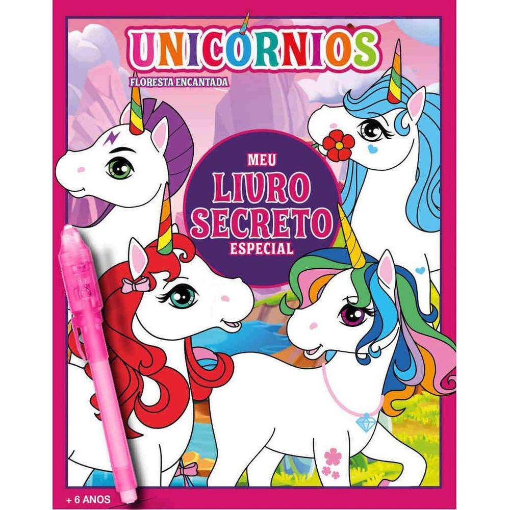 Livro Secreto Especial - Floresta Encantada - Unicórnios