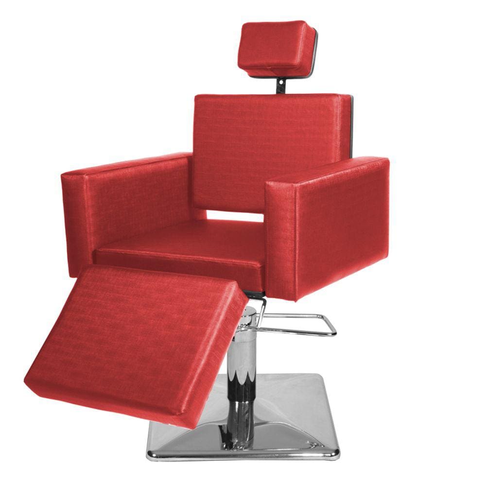 Cadeira Poltrona de Cabeleireiro Evidence Lisa Ap Vermelho