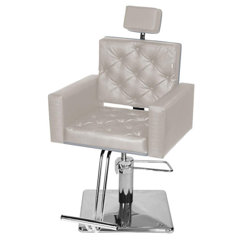 Cadeira Poltrona de Cabeleireiro Evidence Luxo Branco Facto