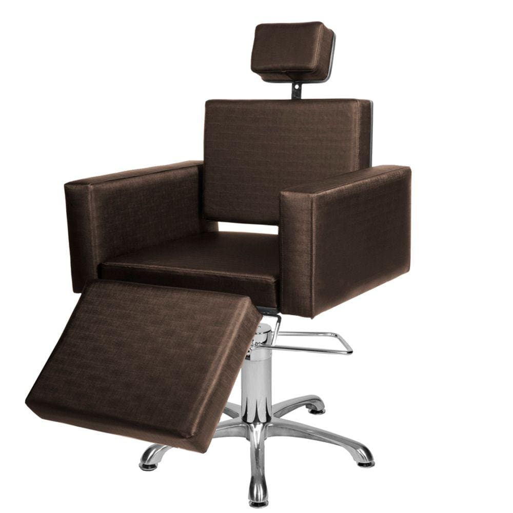 Cadeira Poltrona de Cabeleireiro Evidence Lisa Ap Marrom
