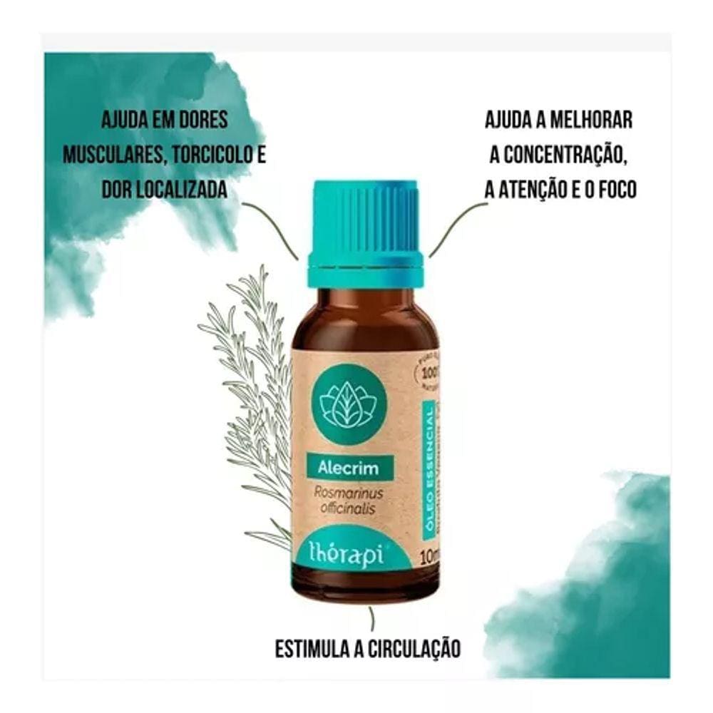 Óleo Essencial Alecrim 10Ml Therapi