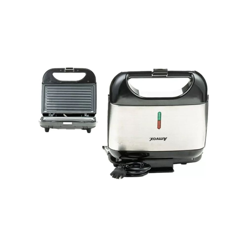 Sanduicheira e Grill AMVOX AMS 500 BLACK 220V 000207130