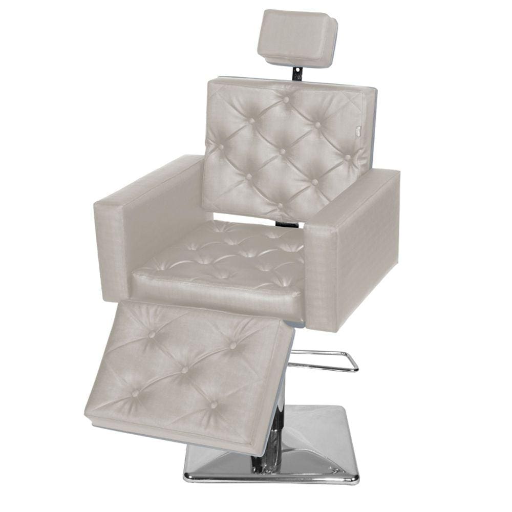 Cadeira Poltrona de Cabeleireiro Evidence Luxo Ap Branco Fac