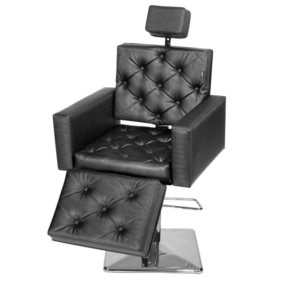 Cadeira Poltrona de Cabeleireiro Evidence Luxo Ap Preto
