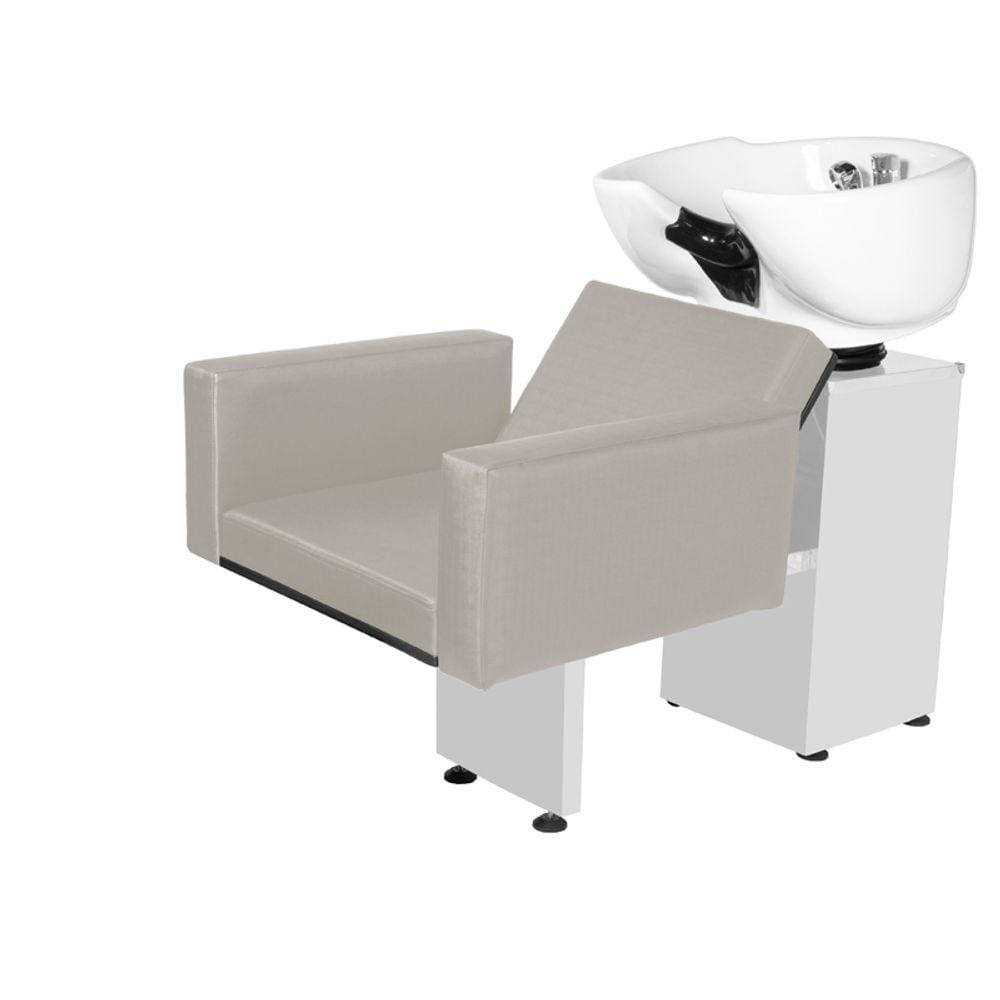Lavatório Salão de Beleza Evidence Liso Branco Facto