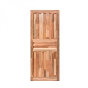 Porta de Madeira Folha 210cmx60cmx3cm PE801 Pop Esel Marroml