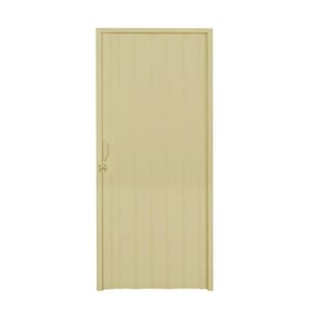Porta Sanfonada PVC Polifort 210 x 60cm Bege