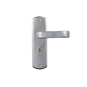 Fechadura para Porta de Entrada Externa com Espelho Capri 40mm MGM Cromado