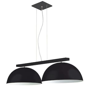 Pendente Meia Lua Duplo 32cm 6001 Pantoja & Carmona Preto