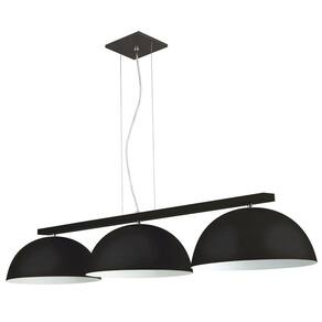 Pendente Triplo Pantoja & Carmona 6002 34cm x 1,14m x 21cm Preto