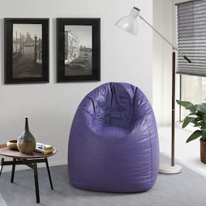 Puff Fofão 115cmx77cmx65cm Sintético Yescasa Roxo