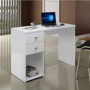 Escrivaninha 2 Gavetas Msm412 Movelbento Branco