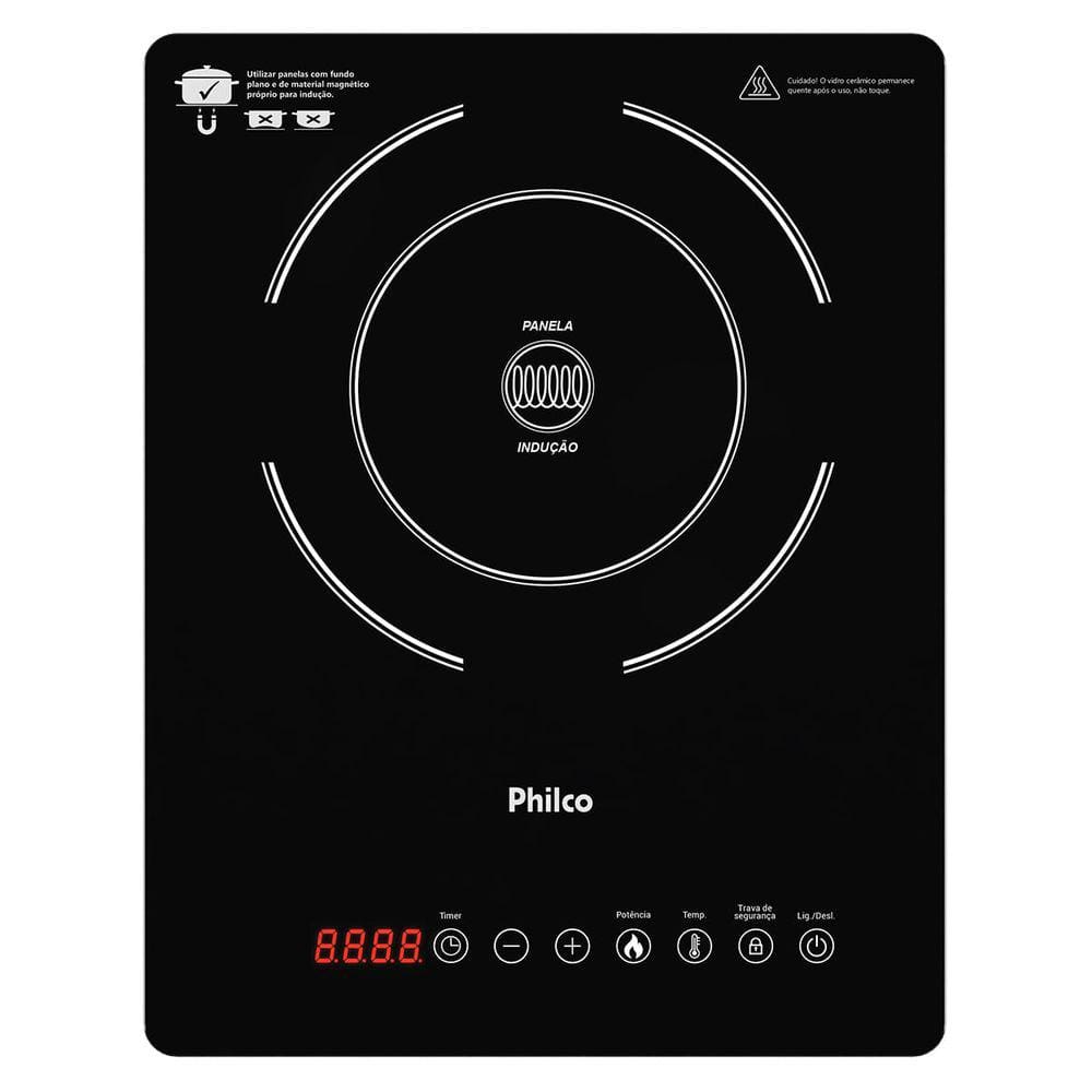 Cooktop de Indução Philco PCT12P 10 Níveis Bivolt