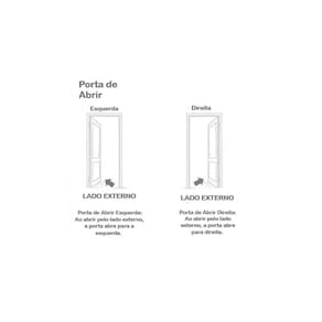Kit Porta de Madeira Decorada 215x74cm com Batente de MDF Ultra 12cm Cantareira MGM Carvalho Quebec