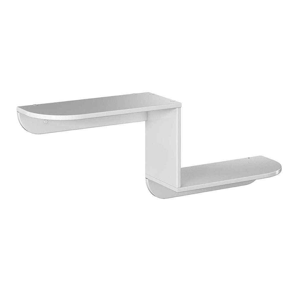 Prateleira em Z em MDF Móveis Peroba Branco Brilho