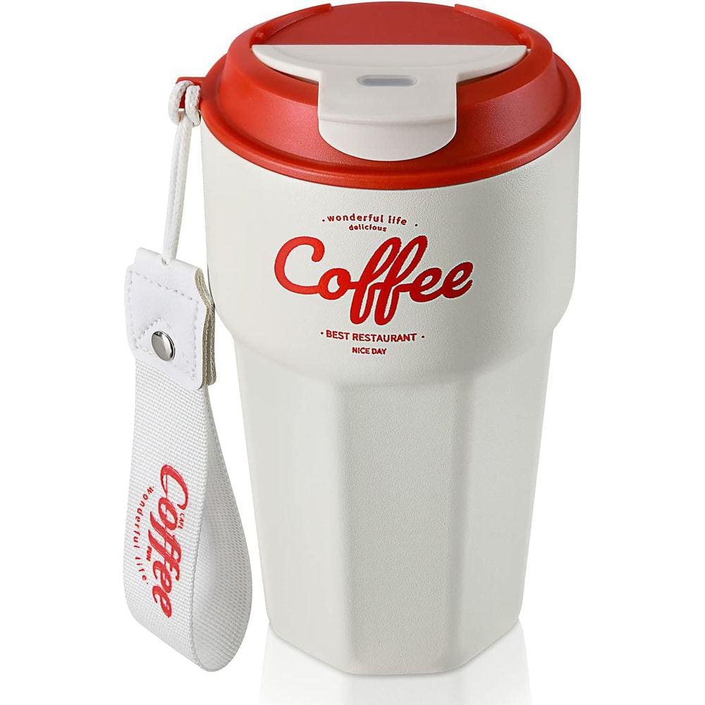 Copo Térmica Coffe em Aço Inoxidável para Bebidas 420ML
