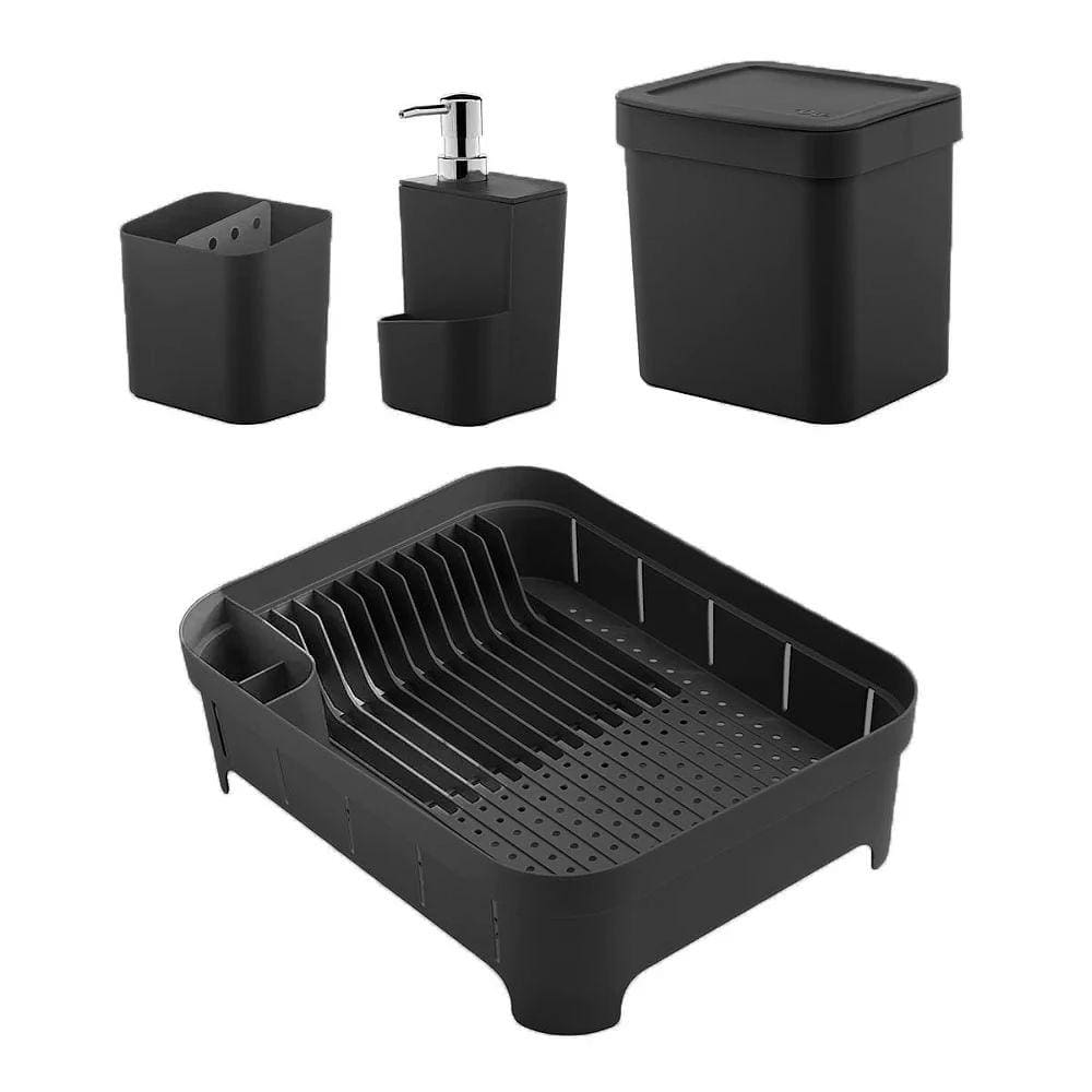 Kit Sobre Pia Trium 4 Peças Preto - Ou