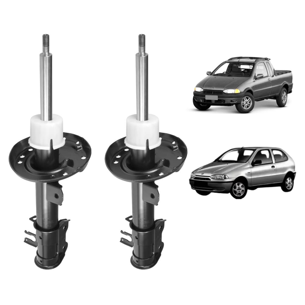 Amortecedor Dianteiro Direito+Esquerdo Fiat Strada Nakata 1998 A 2001