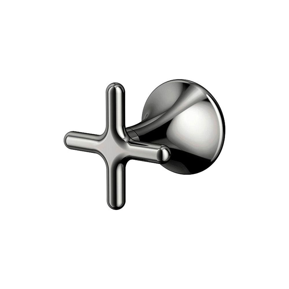Acabamento para Registro Docol Liss 921448 para Base Deca 1/2", 3/4" e 1" Grafite Polido