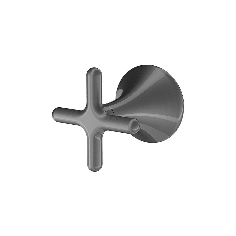 Acabamento para Registro Docol Liss 921470 para Base Deca 1/2", 3/4" e 1" Grafite Escovado