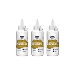 Amolecedor De Cutículas Ideal Óleo De Argan 100Ml - Kit 3Un
