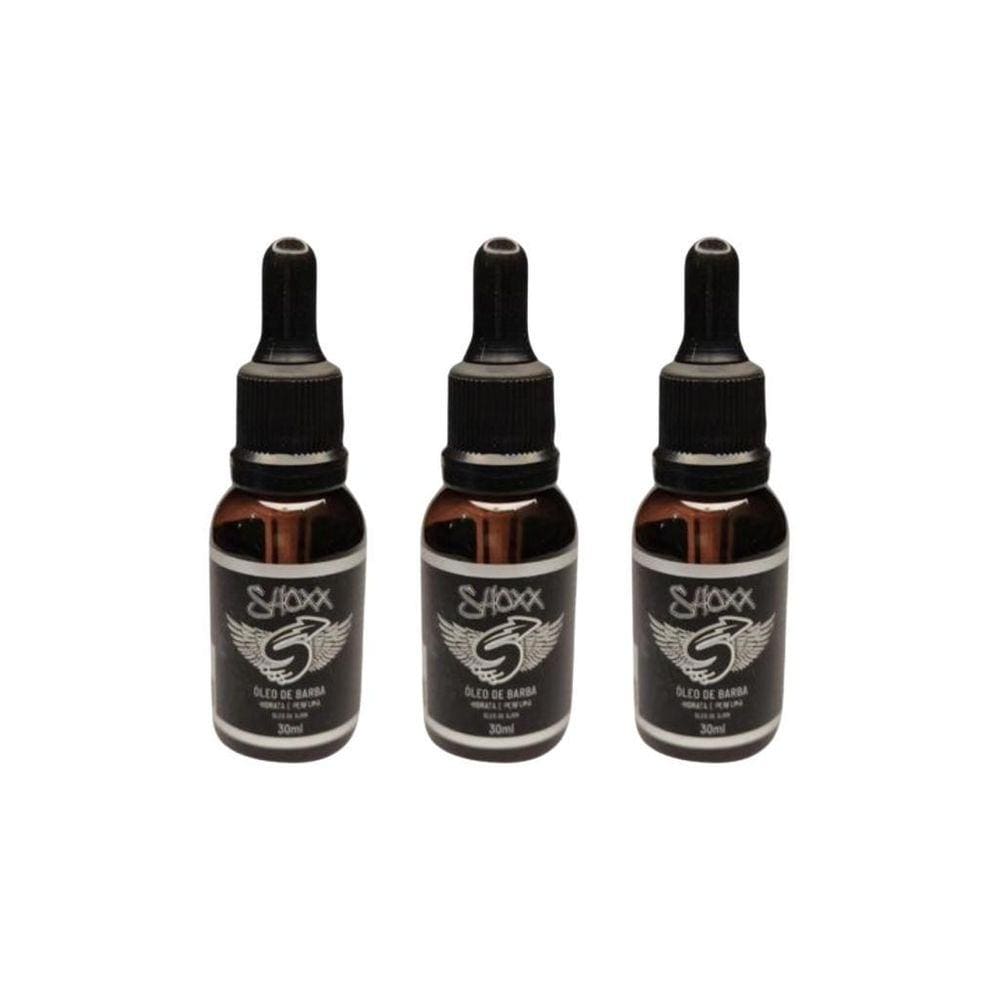 Oleo De Barba Shoxx Ojon 30Ml - Kit Com 3Un