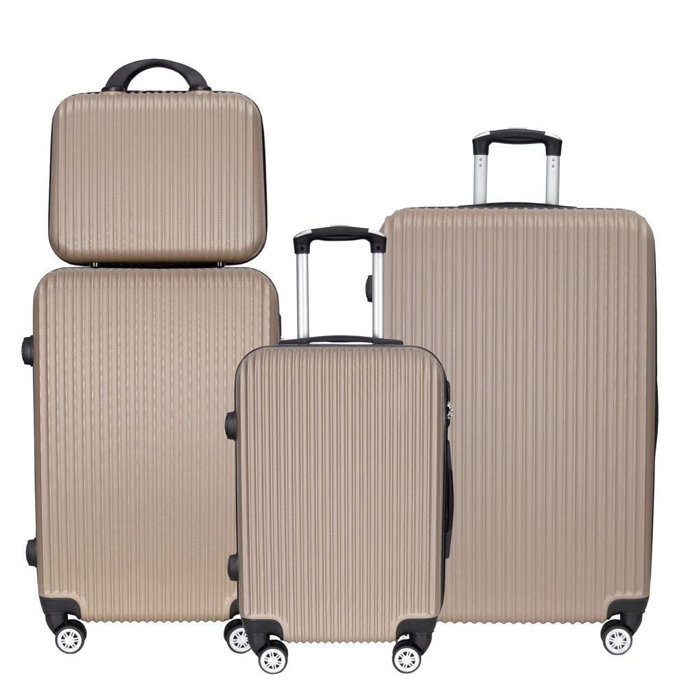 Conjunto Malas Venture Trend 4 Peças Dourado