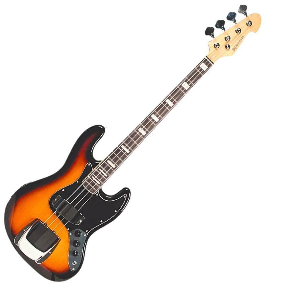 Baixo Jazz Bass Michael Bm675N Sunburst Black Cobertura Na