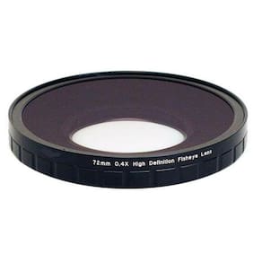 Lente Fisheye 72Mm 0.4X Super Hd Para Filmadoras
