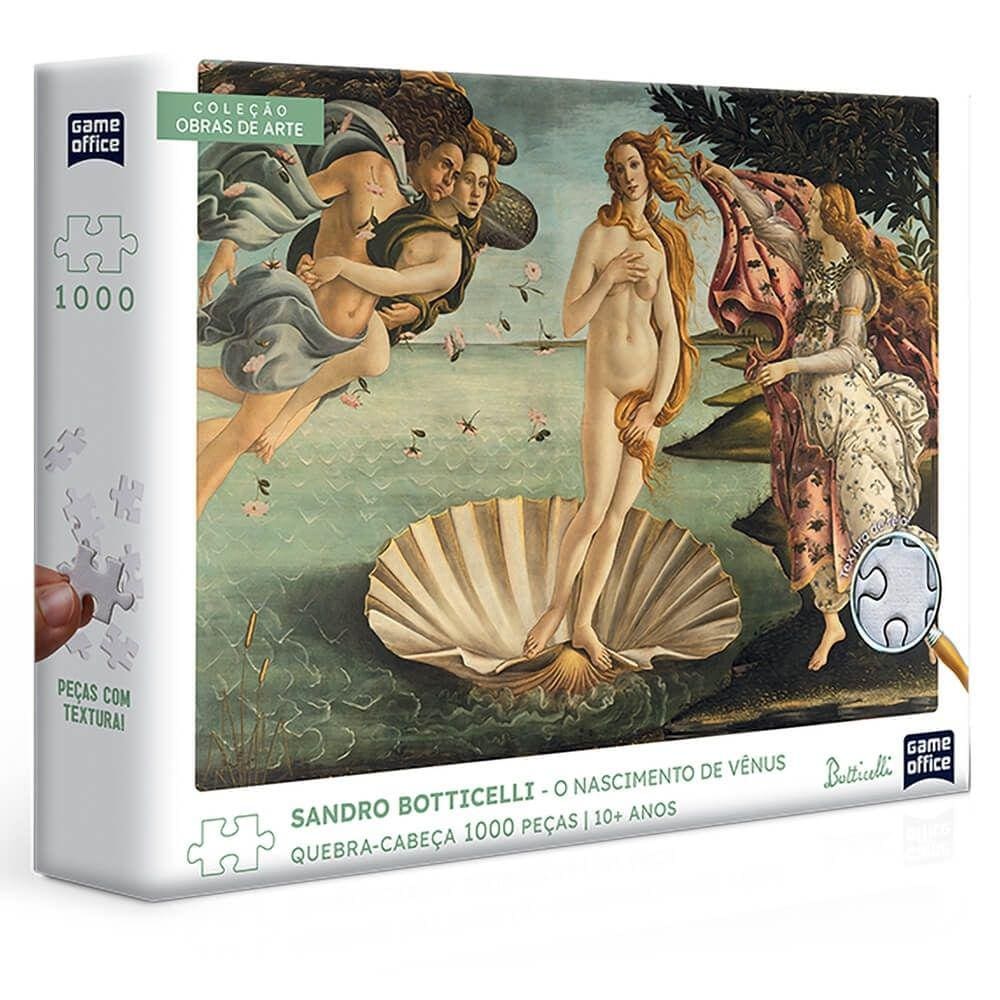 Quebra Cabeca Sandro Botticelli Nascimento De Venus 1000 Pecas Toyster